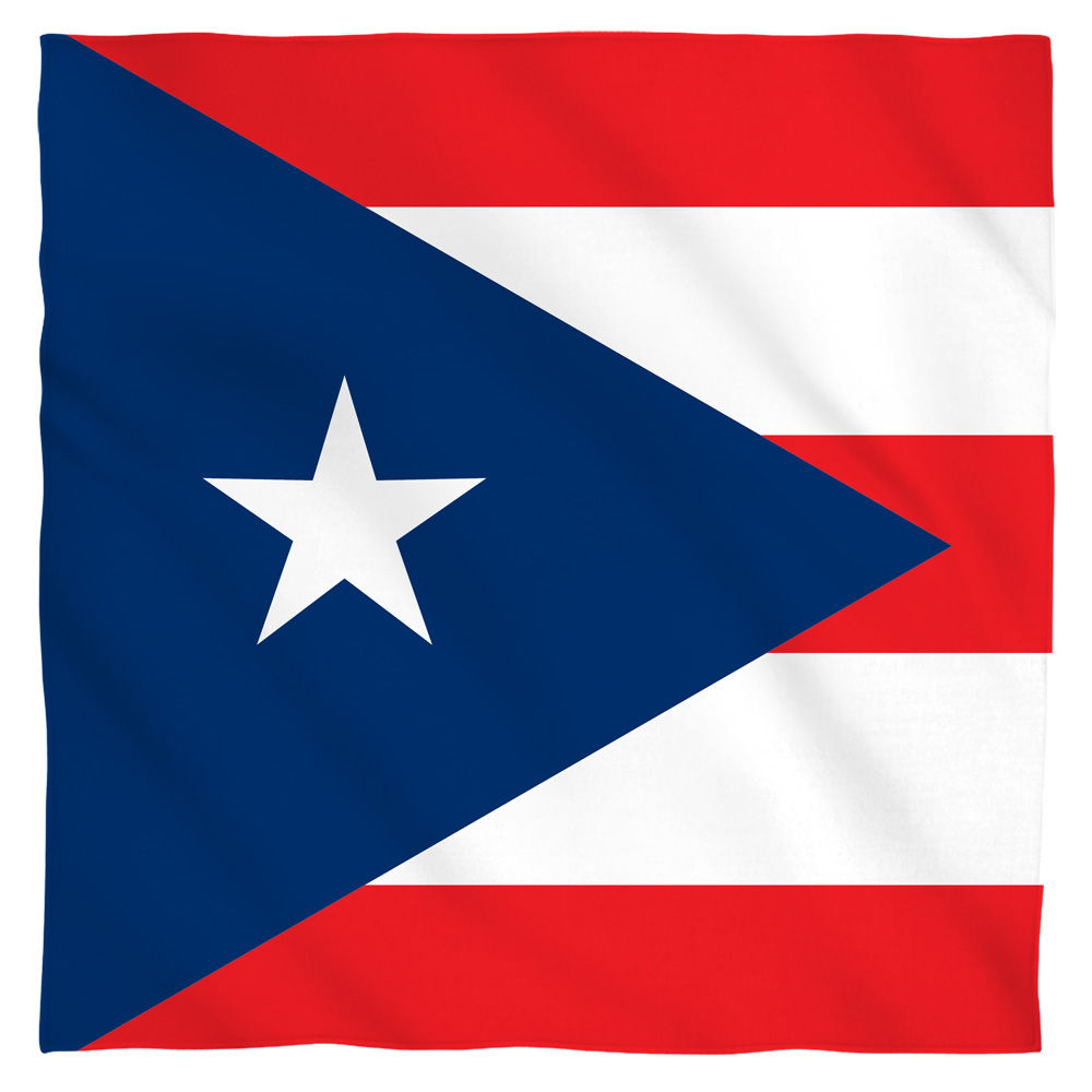 Puerto Rico Flag World Flags Bandana Officially Licensed