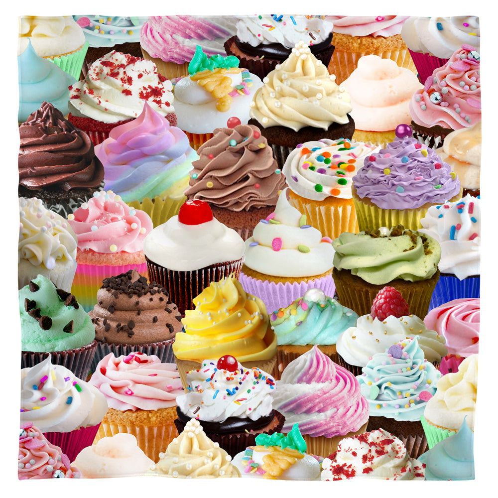 Cupcakes Food Bandana Officially Licensed