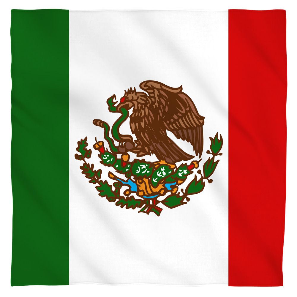Mexico Flag World Flags Bandana Officially Licensed