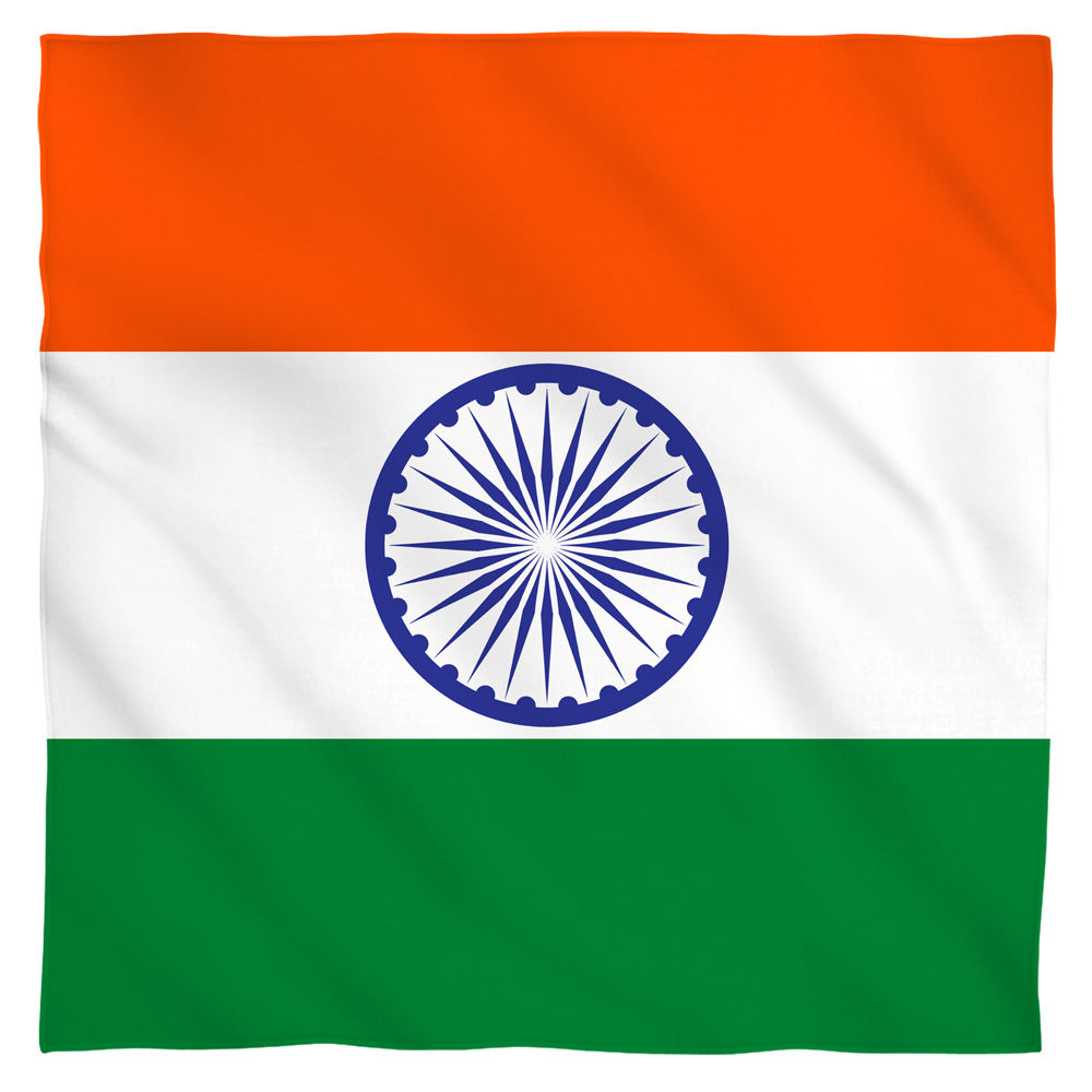 India Flag World Flags Bandana Officially Licensed