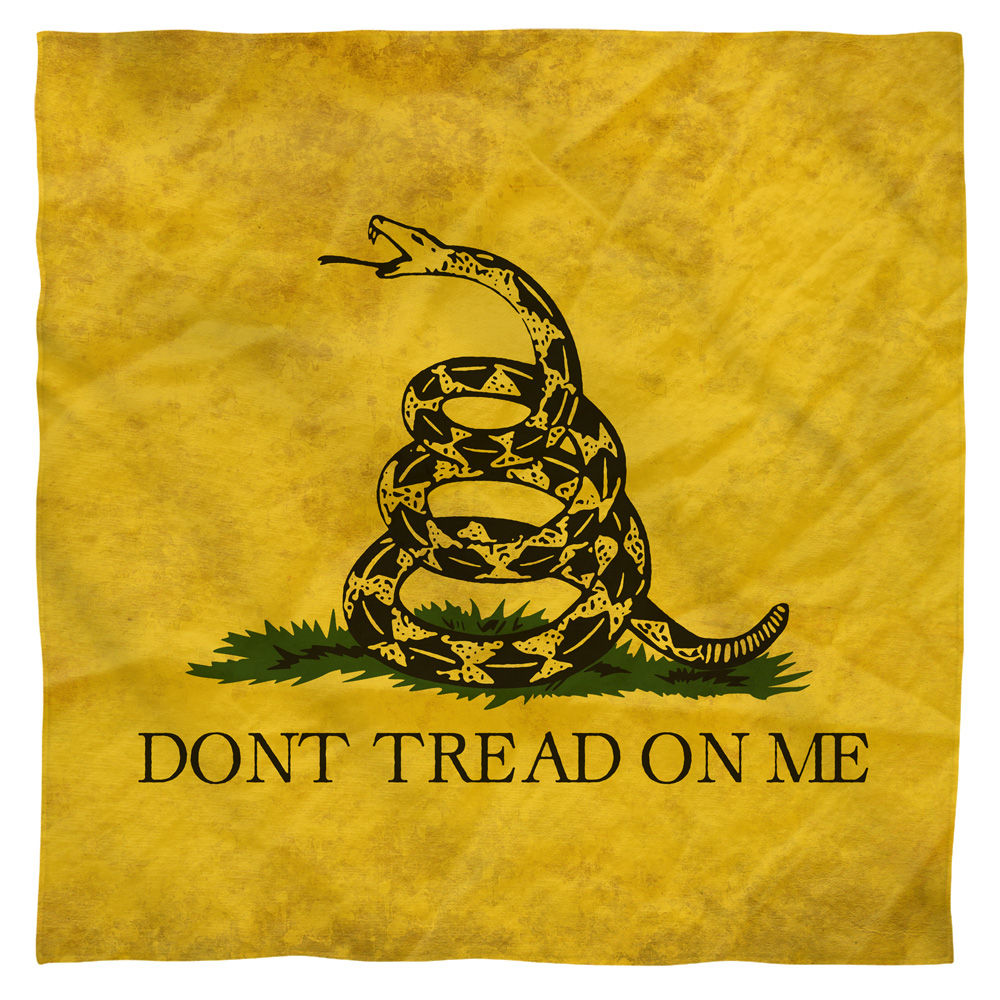Dont Tread Distressed Flag USA Dont Tread On Me Flag Bandana Officially Licensed