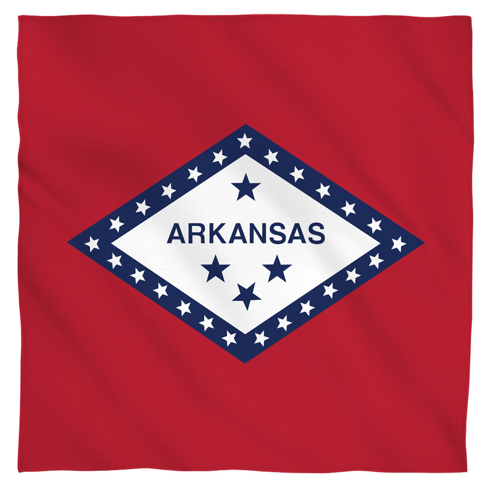 Arkansas Flag USA State Flag Bandana Officially Licensed