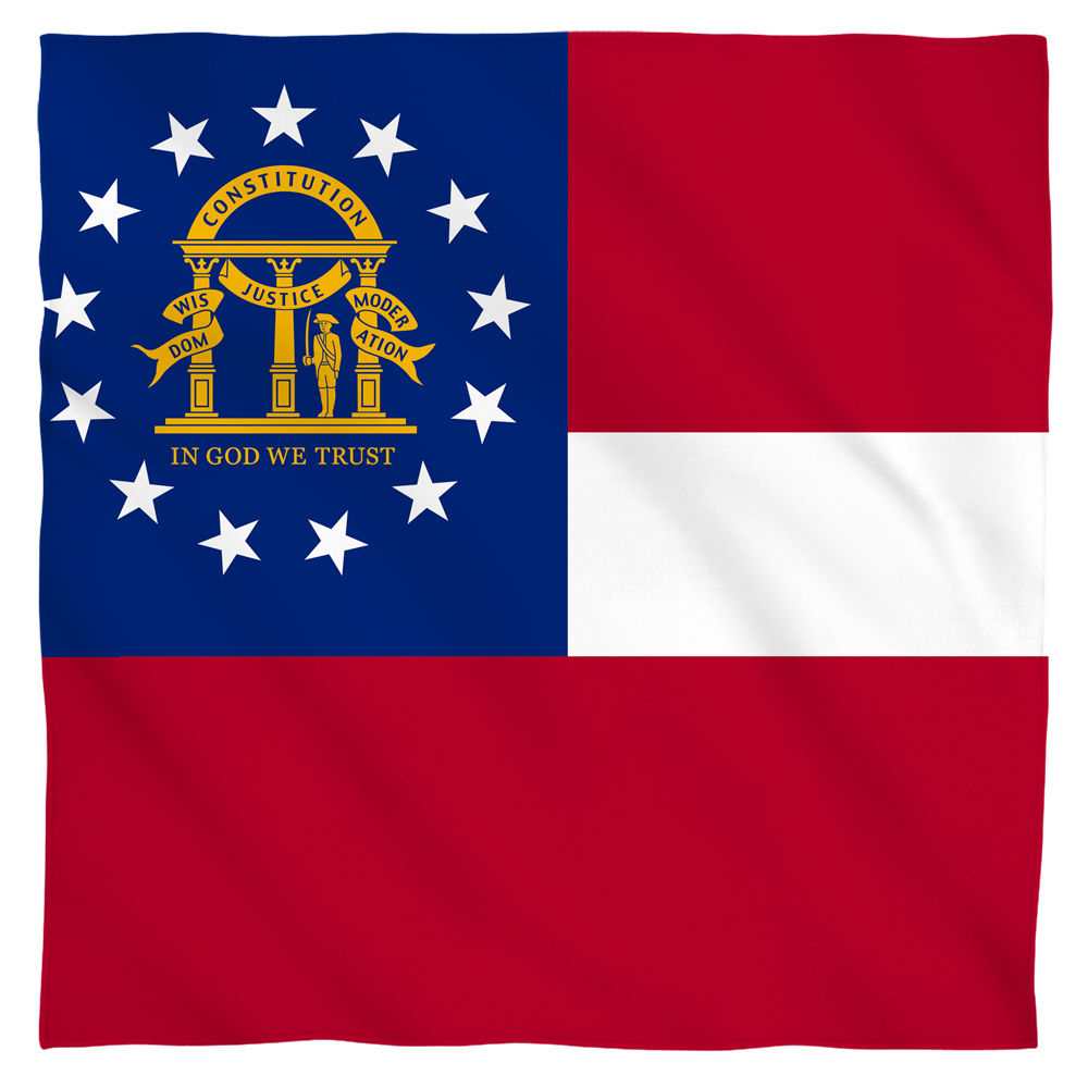 Georgia Flag USA State Flag Bandana Officially Licensed