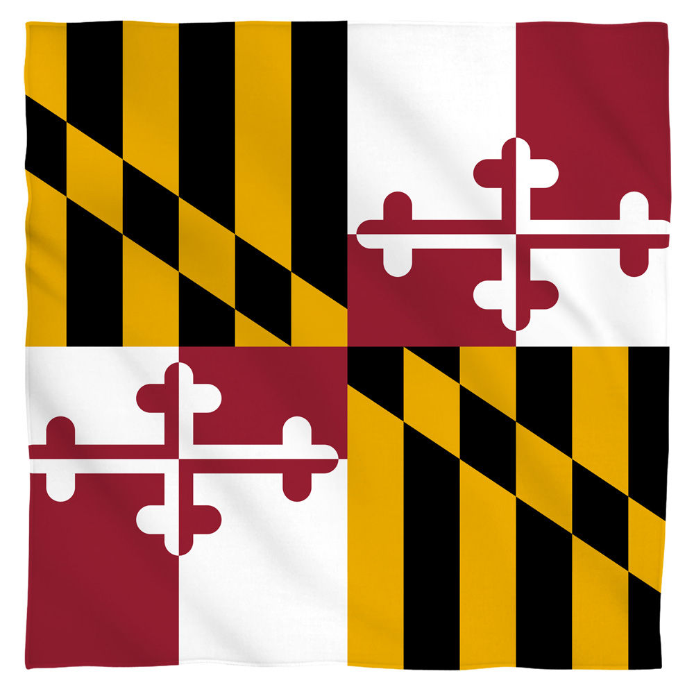 Maryland Flag USA State Flag Bandana Officially Licensed