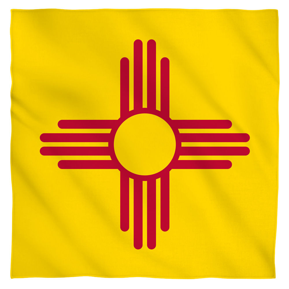 New Mexico Flag USA State Flag Bandana Officially Licensed