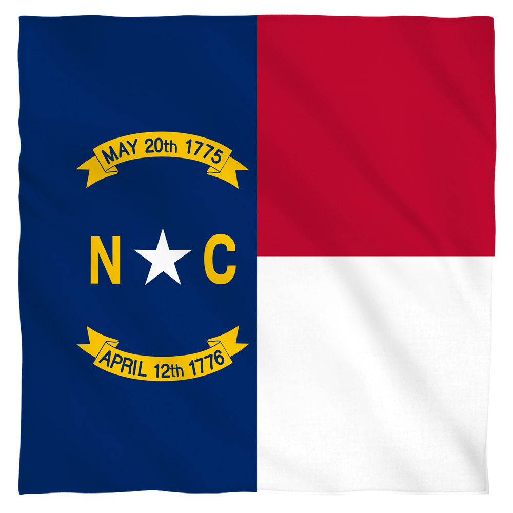 North Carolina Flag USA State Flag Bandana Officially Licensed