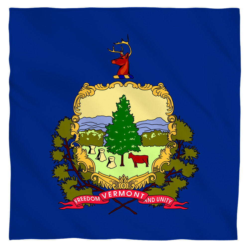 Vermont Flag USA State Flag Bandana Officially Licensed