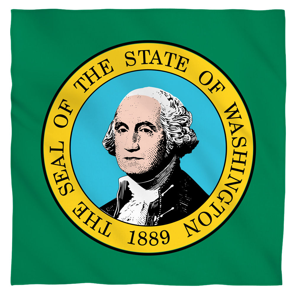 Washington Flag USA State Flag Bandana Officially Licensed