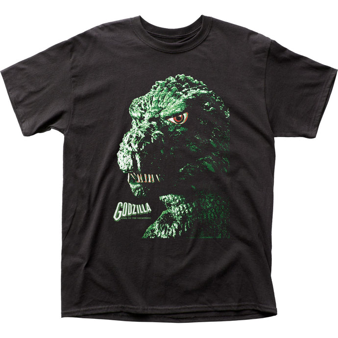 Godzilla Portrait Mens T Shirt Black