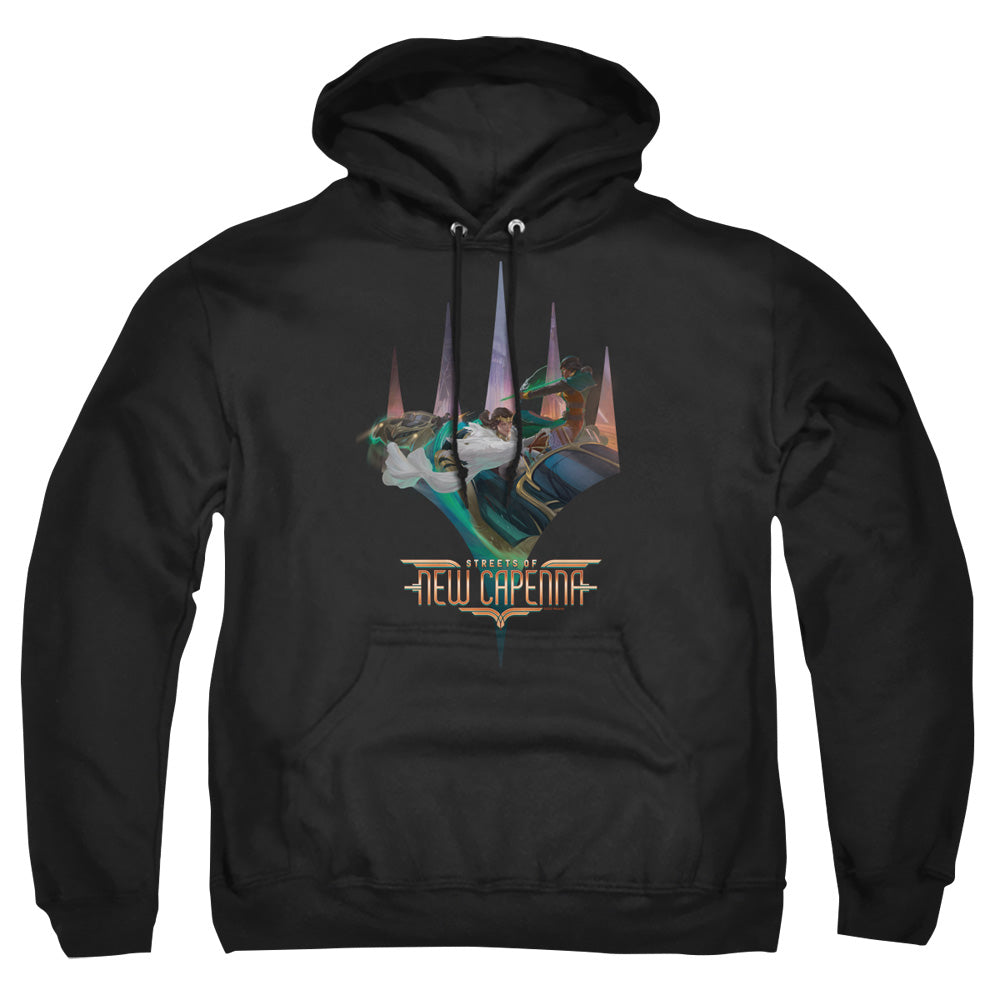 Magic The Gathering Planeswalker Logo Mens Hoodie Black Officially Licensed