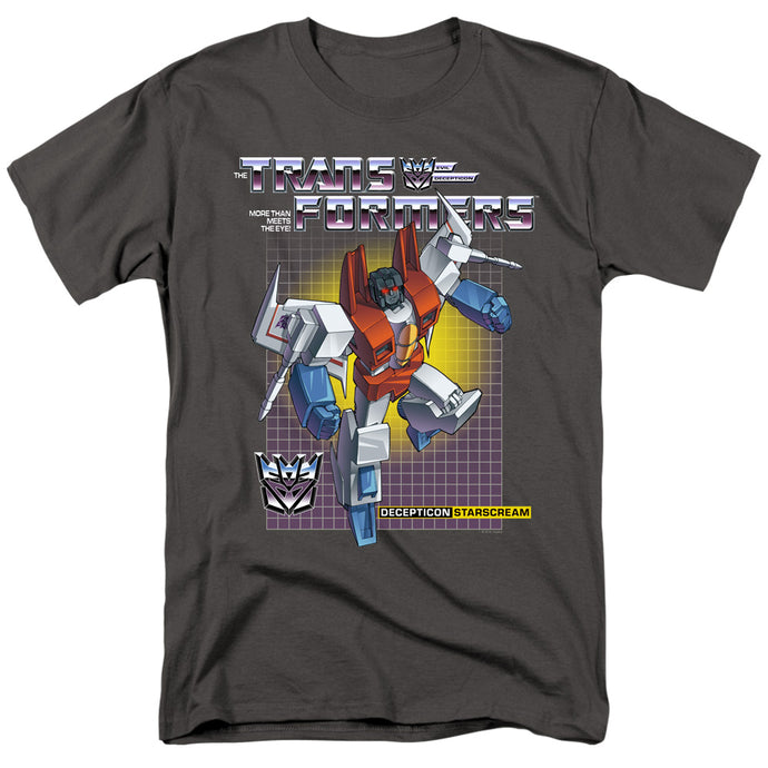 Transformers Starscream Mens T Shirt Charcoal