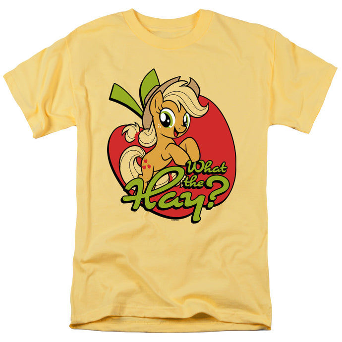 My Little Pony Tv What the Hay Mens T Shirt Yellow