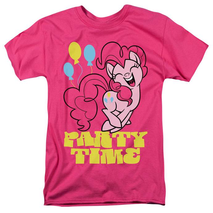 My Little Pony Tv Party Time Mens T Shirt Hot Pink