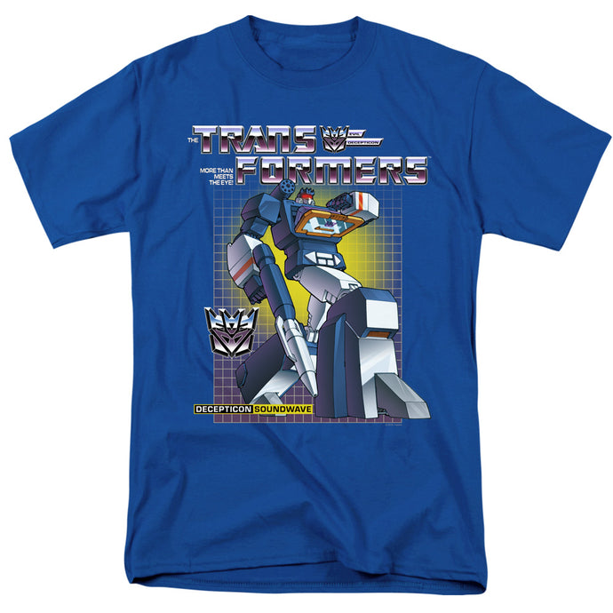 Transformers Soundwave Mens T Shirt Royal Blue