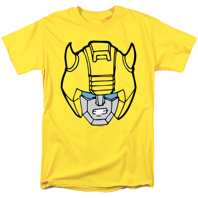Transformers Bumblebee Head Mens T Shirt Yellow