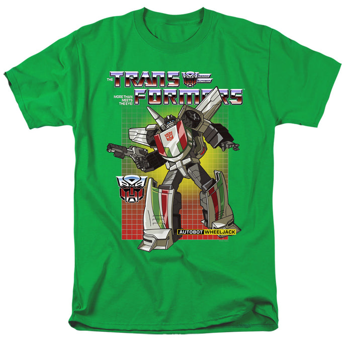 Transformers Wheeljack Mens T Shirt Kelly Green