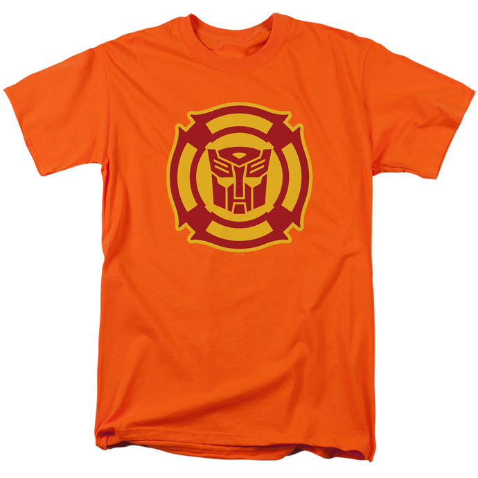 Transformers Rescue Bots Logo Mens T Shirt Orange