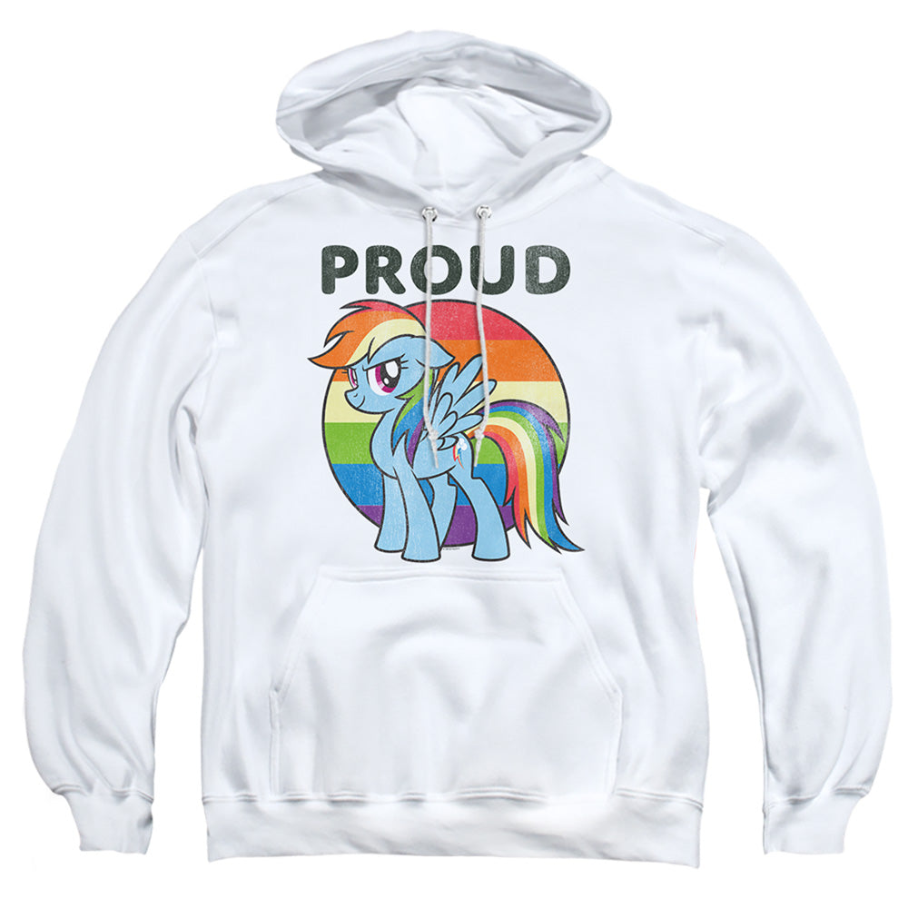 My Little Pony Tv Proud Mens Hoodie White Officially Licensed