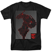 Load image into Gallery viewer, Transformers Optimus Grid Mens T Shirt Black