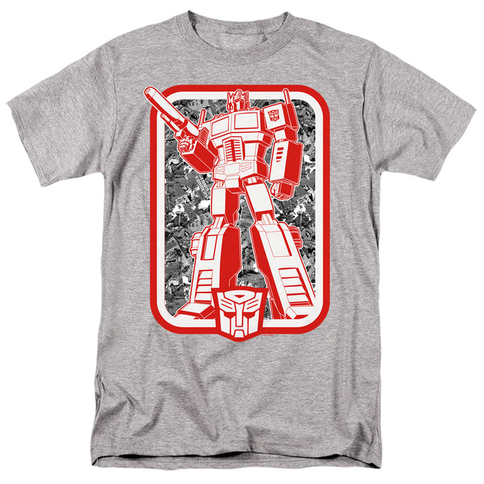 Transformers Autobot Mens T Shirt Athletic Heather