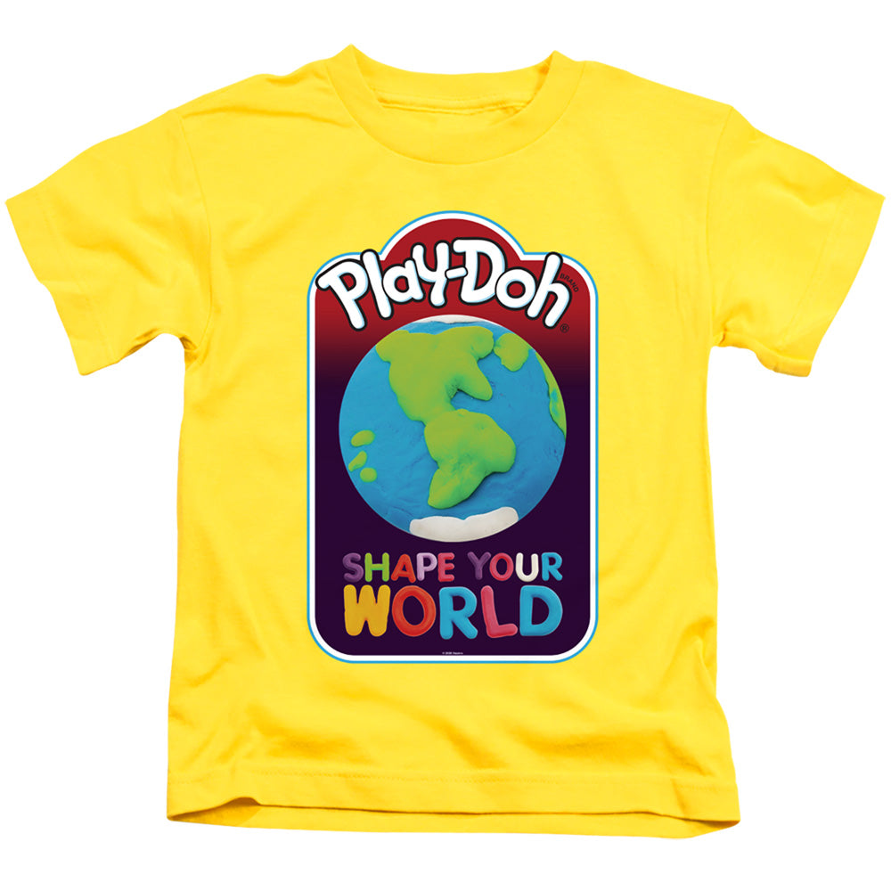 Play Doh Shape Your World Juvenile Kids Youth T Shirt Yellow