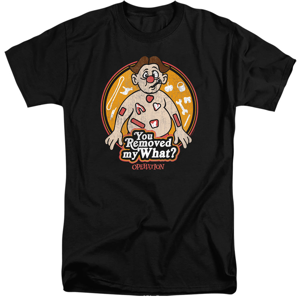 Operation You Removed My What Mens Tall T Shirt Black Officially Licensed