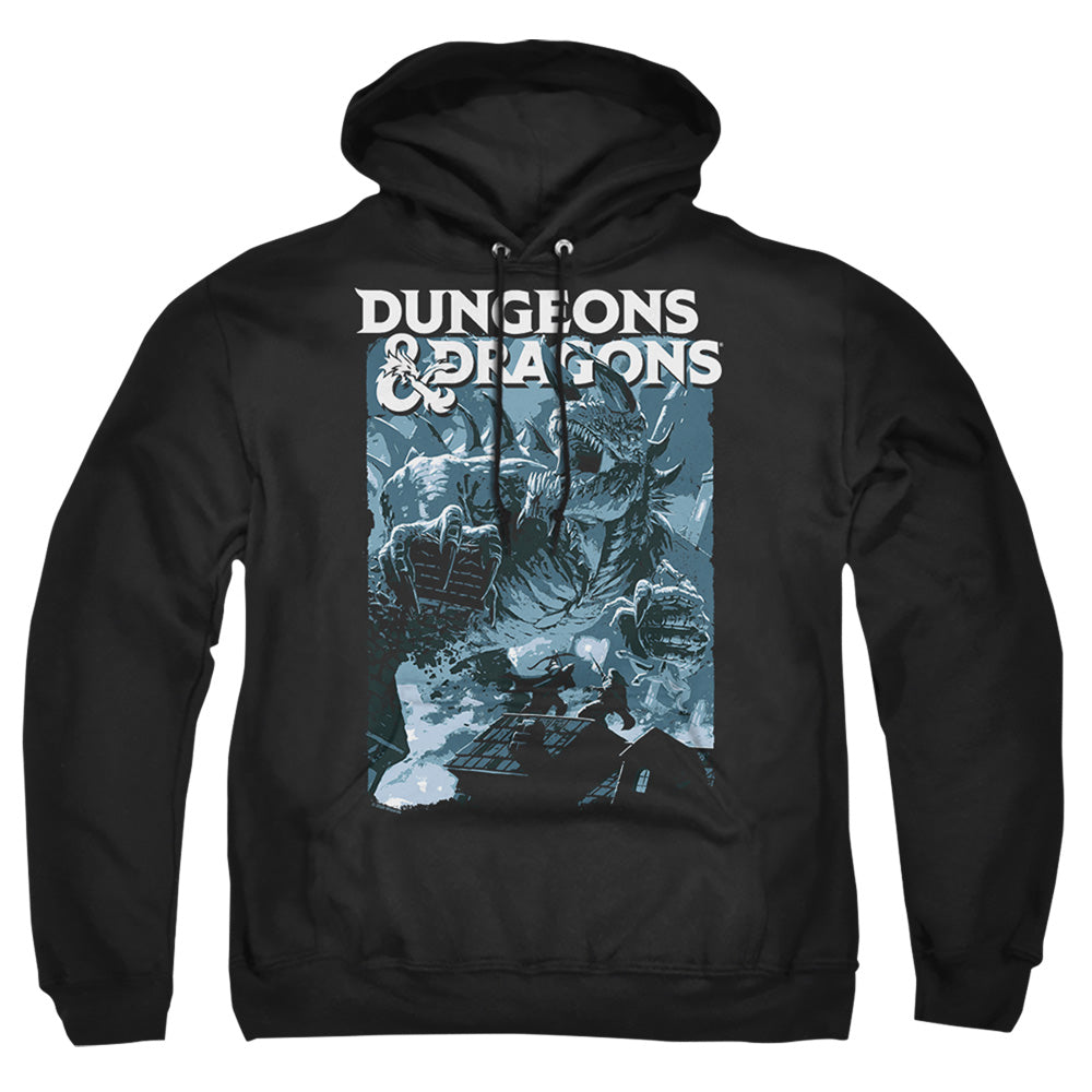 Dungeons And Dragons Tarrasque Mens Hoodie Black Officially Licensed