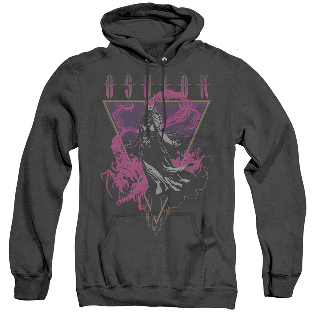 Magic The Gathering Ashiok Mens Heather Hoodie Black Officially Licensed