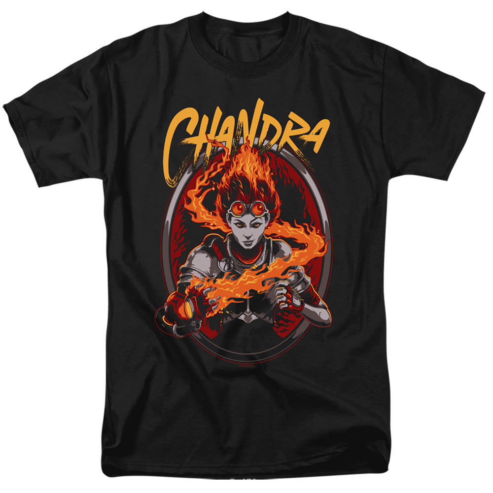 Magic The Gathering Chandra Mens T Shirt Black Officially Licensed