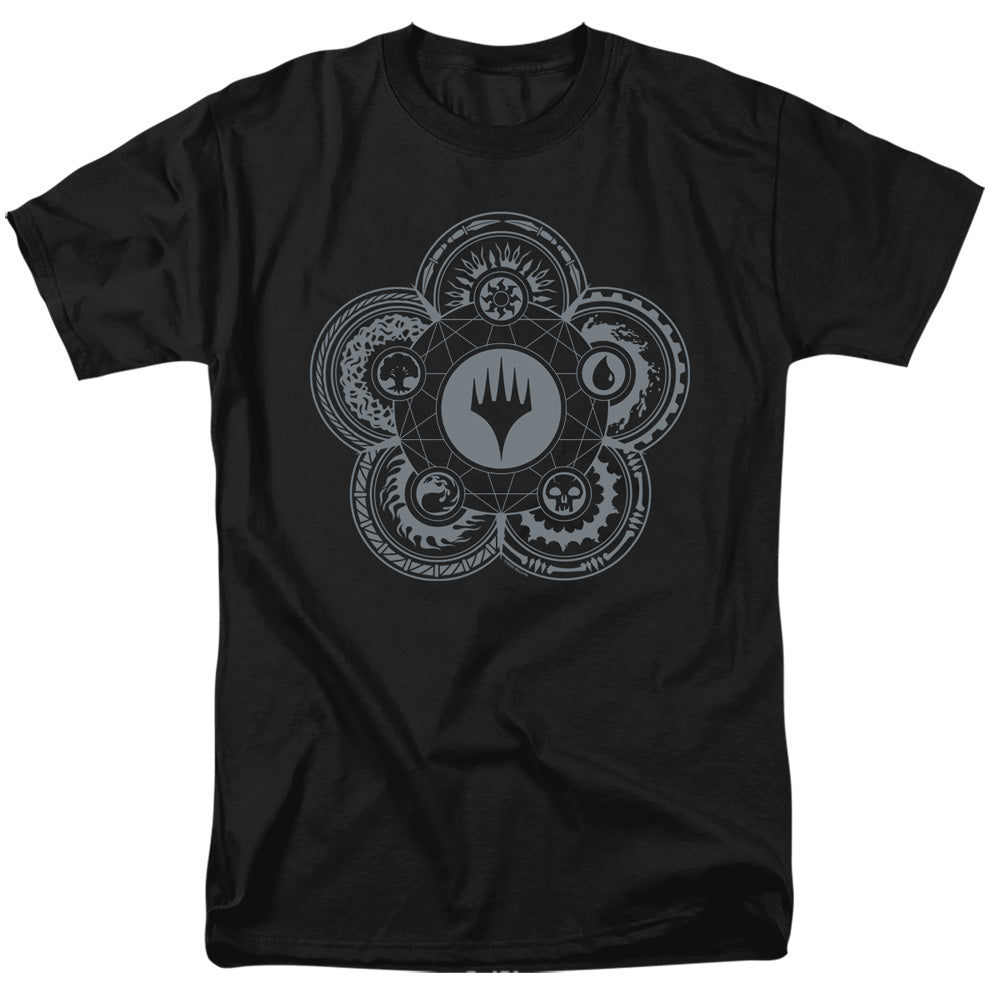 Magic The Gathering Icon Glyph Mens T Shirt Black Officially Licensed