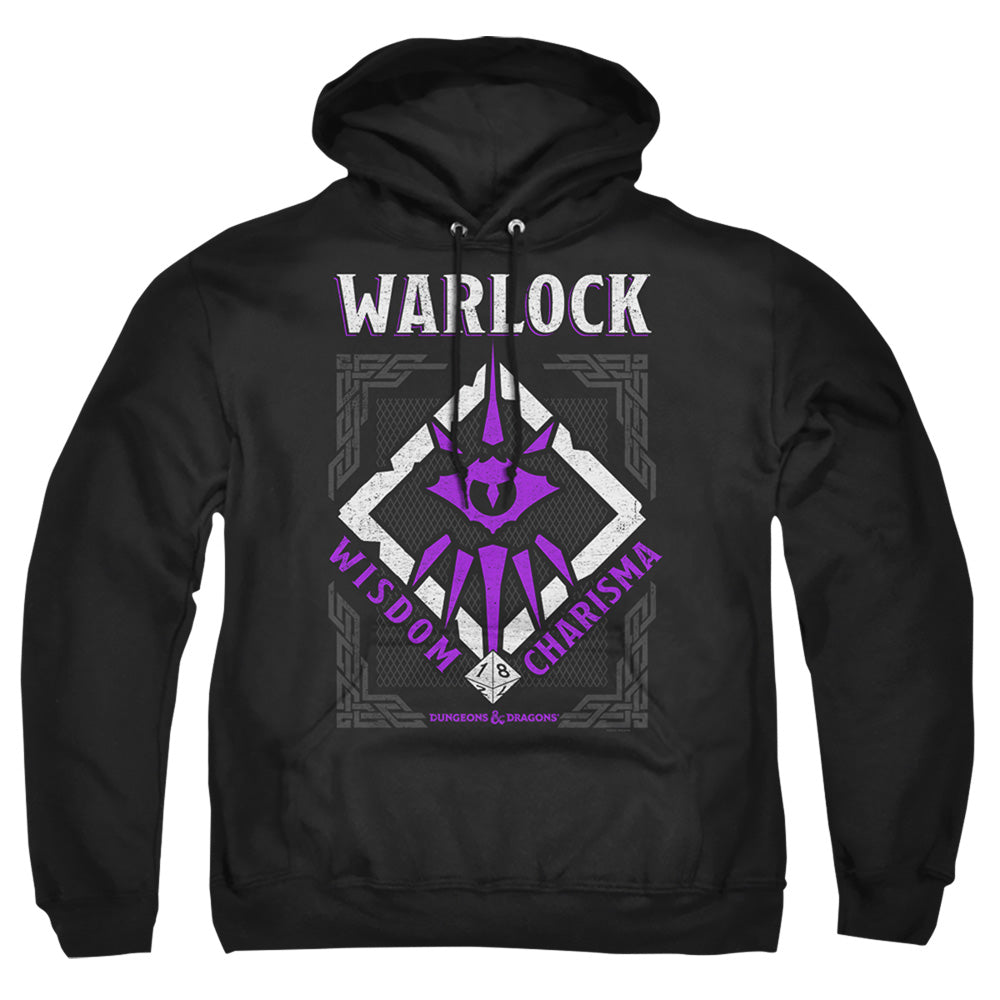 Dungeons And Dragons Warlock Mens Hoodie Black Officially Licensed