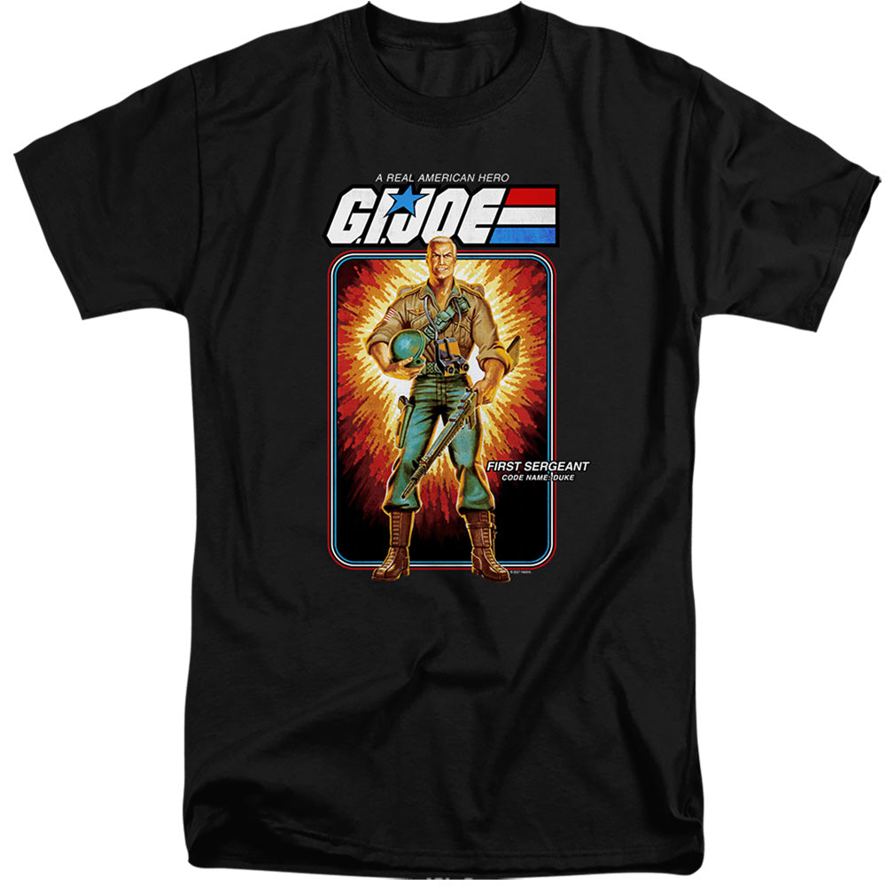 G.I. Joe Duke Card Mens Tall T Shirt Black Officially Licensed