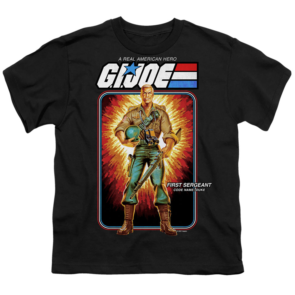 G.I. Joe Duke Card Kids Youth T Shirt Black Officially Licensed