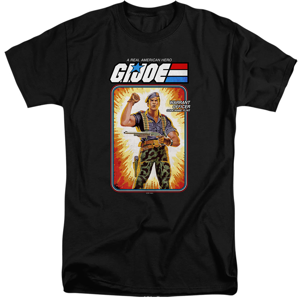 G.I. Joe Flint Card Mens Tall T Shirt Black Officially Licensed