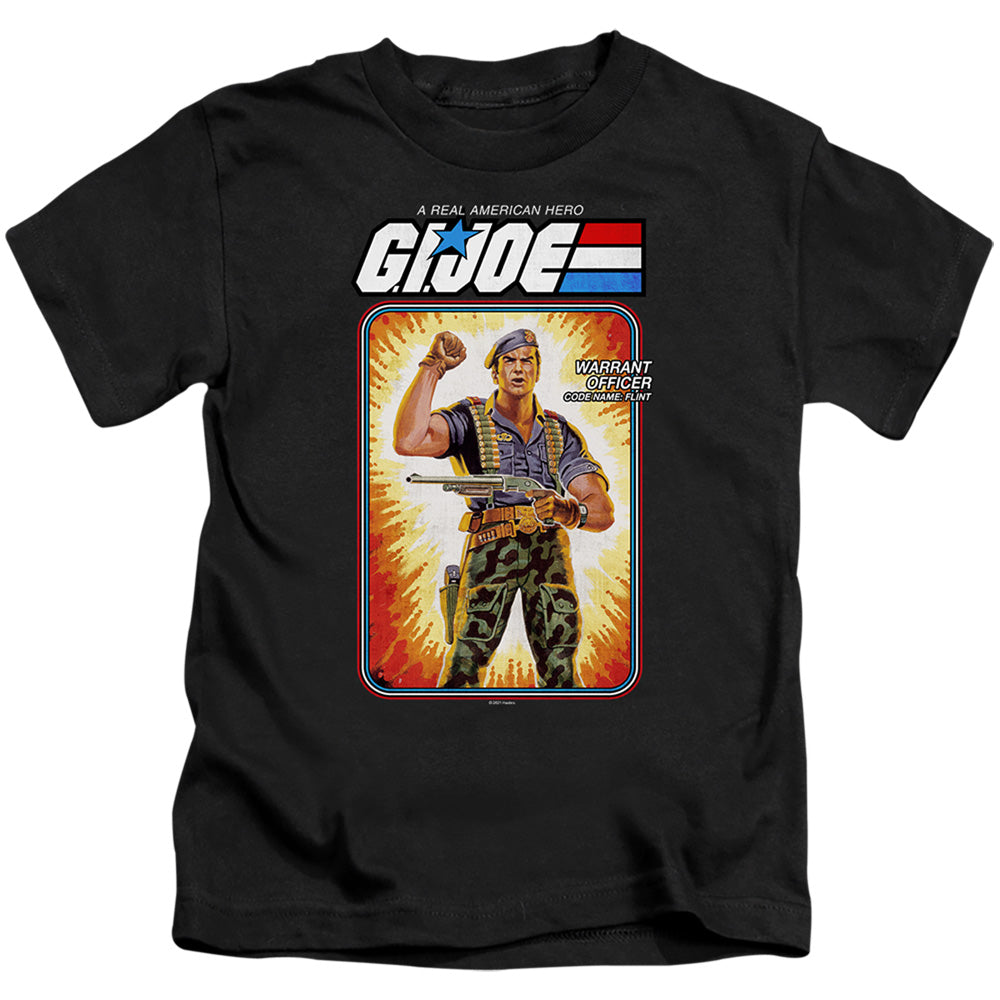 G.I. Joe Flint Card Juvenile Kids Youth T Shirt Black Officially Licensed