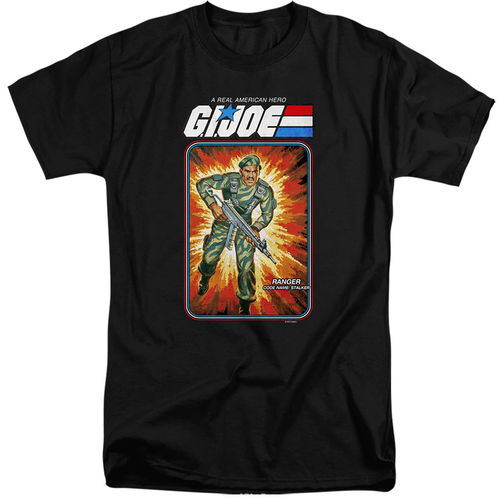 G.I. Joe Stalker Card Mens Tall T Shirt Black Officially Licensed