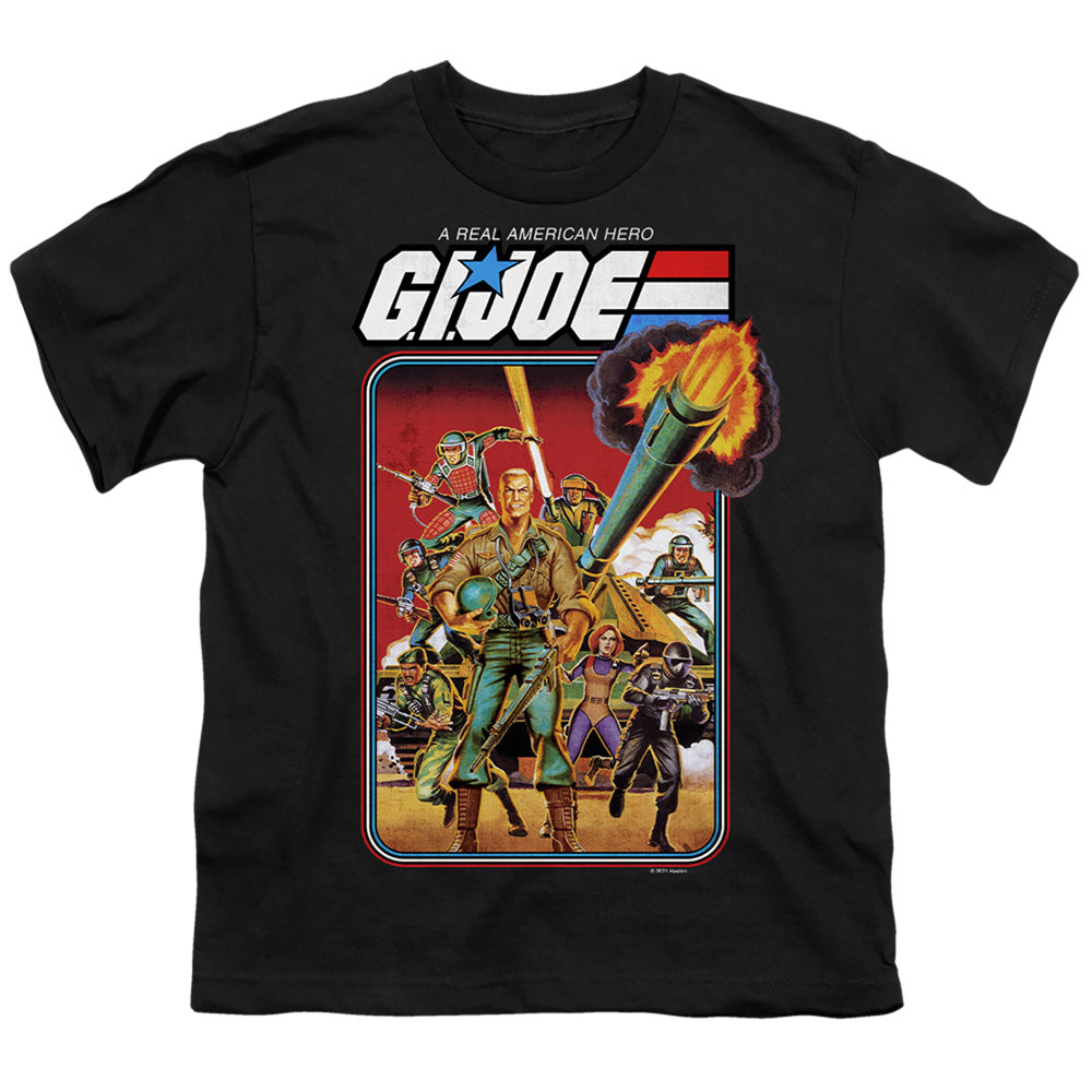 G.I. Joe Hero Group Kids Youth T Shirt Black Officially Licensed