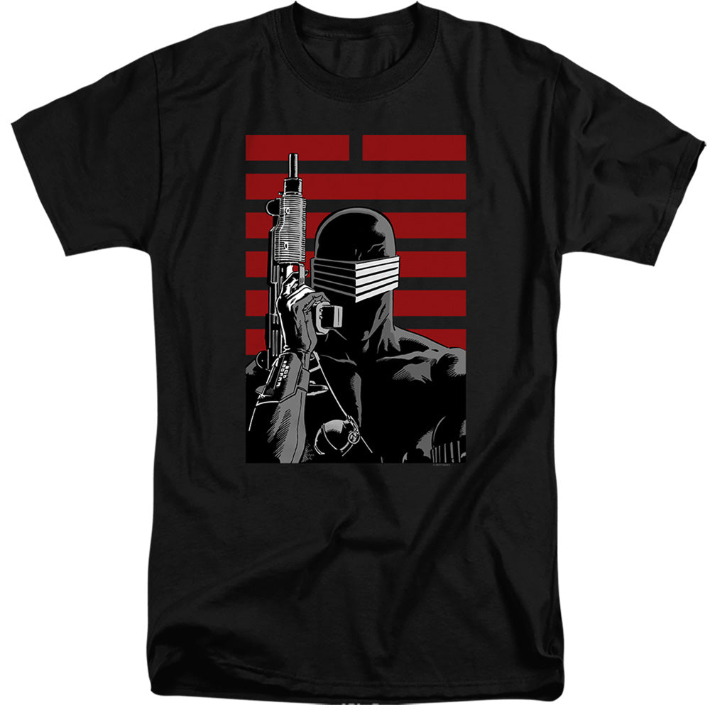 G.I. Joe Snake Eyes Ninja Mens Tall T Shirt Black Officially Licensed