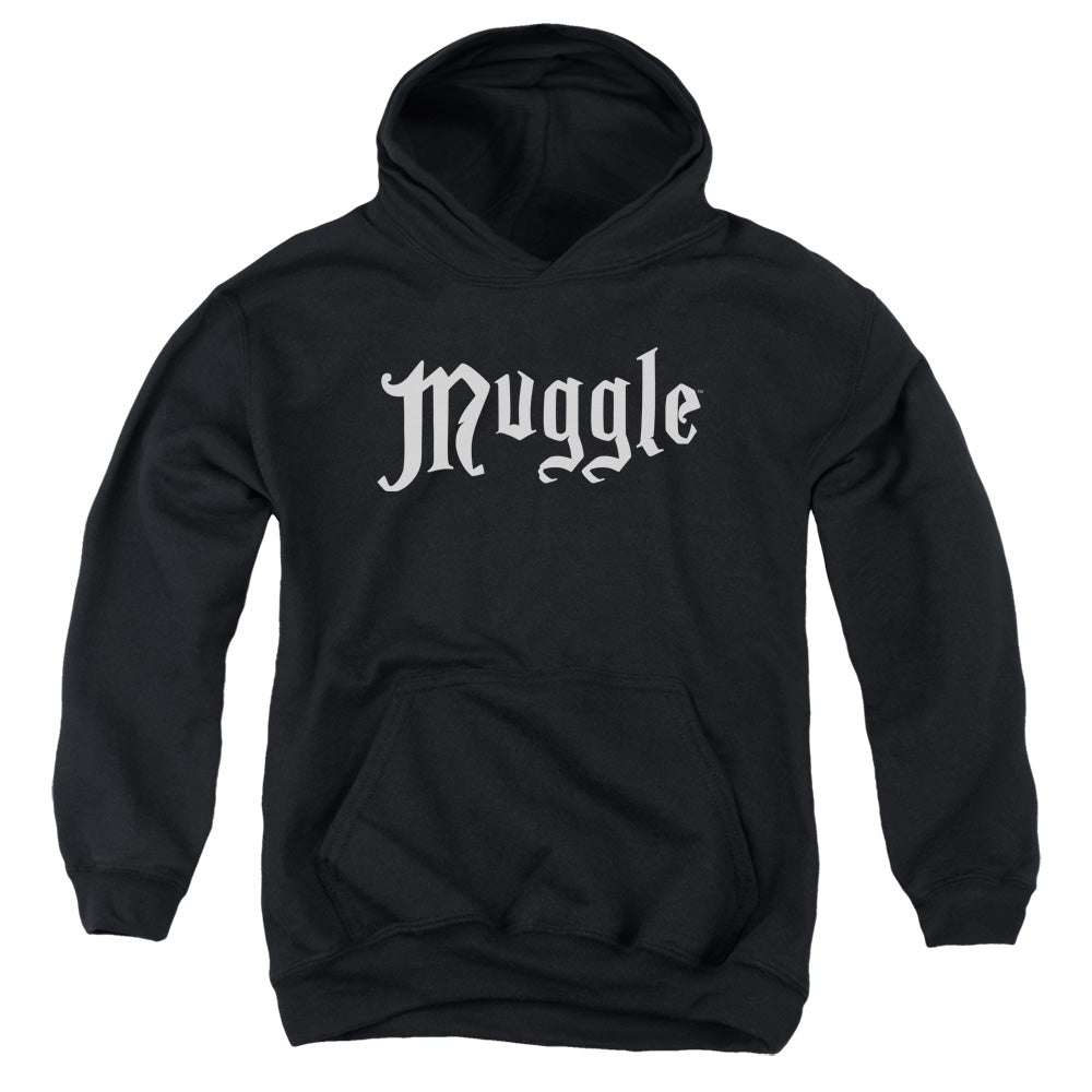 Harry Potter Muggle Kids Youth Hoodie Black