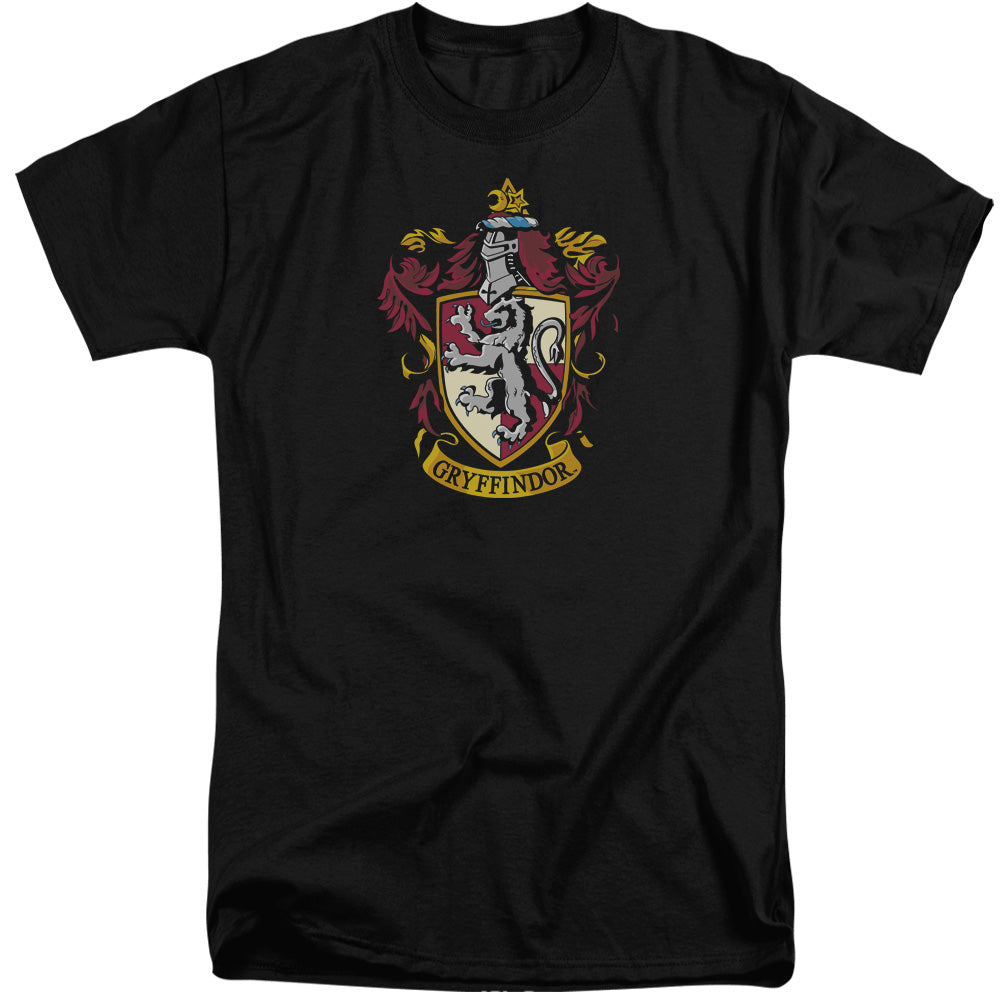 Harry Potter Gryffindor Crest Mens Tall T Shirt Black