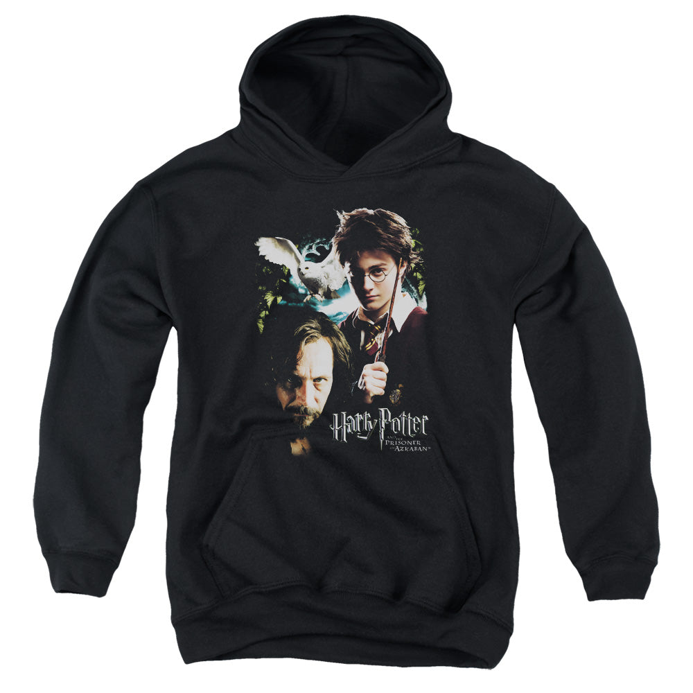 Harry Potter Harry and Sirius Kids Youth Hoodie Black