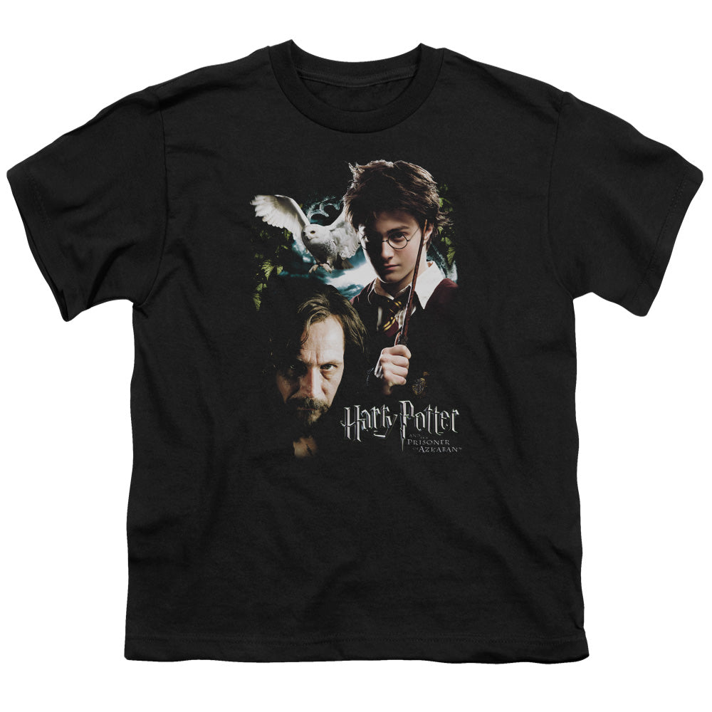 Harry Potter Harry and Sirius Kids Youth T Shirt Black