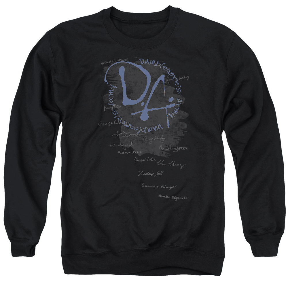Harry Potter Dumbledores Army Mens Crewneck Sweatshirt Black