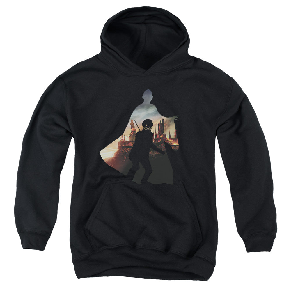 Harry Potter Voldemort Looms Kids Youth Hoodie Black