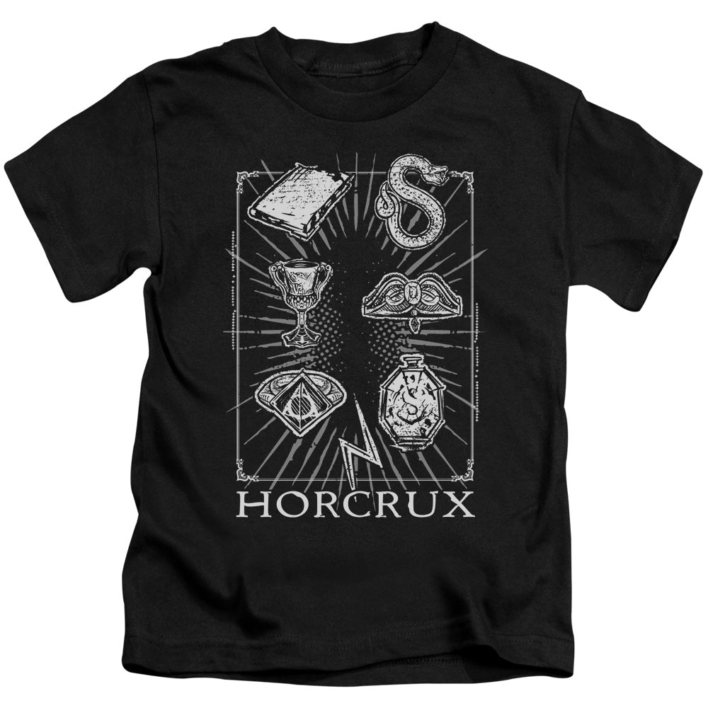 Harry Potter Horcrux Symbols Juvenile Kids Youth T Shirt Black