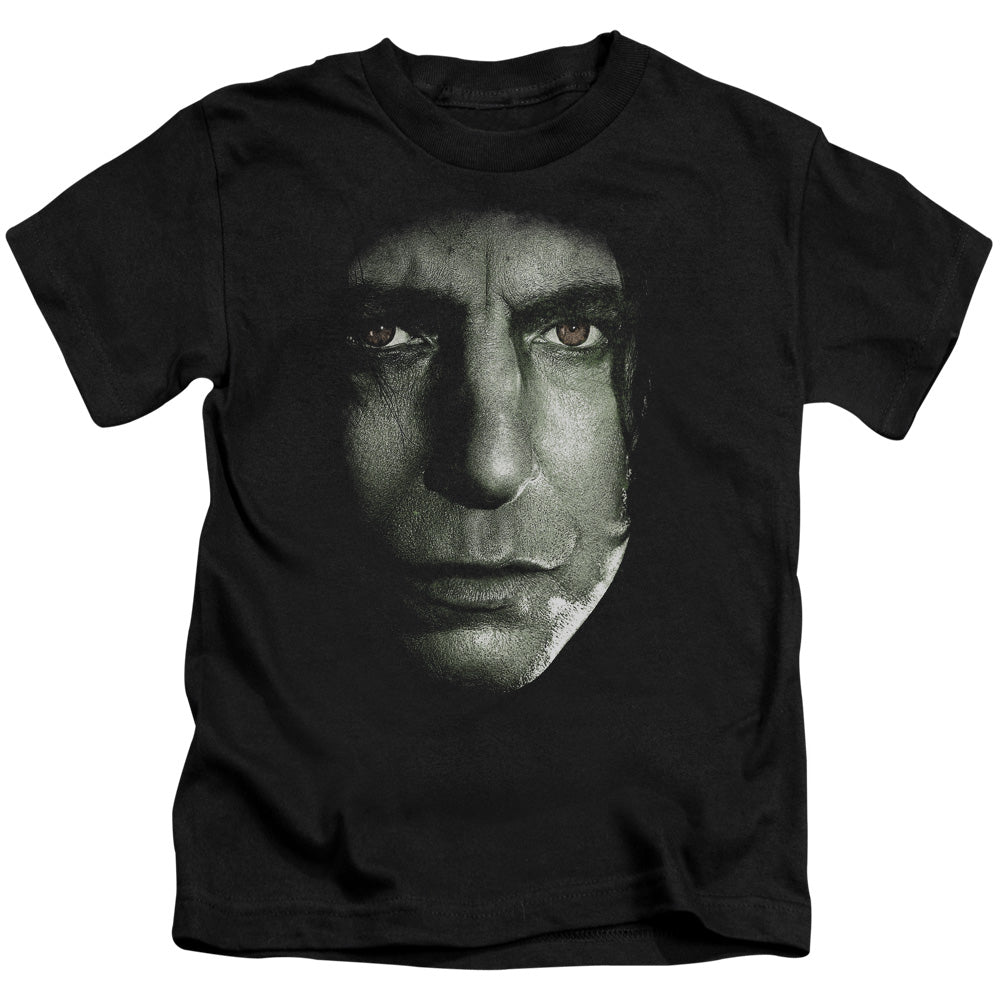 Harry Potter Snape Head Juvenile Kids Youth T Shirt Black