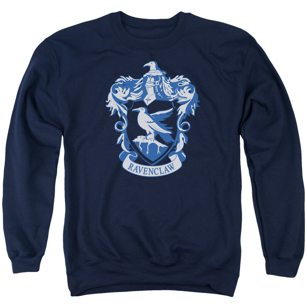 Harry Potter Ravenclaw Crest Mens Crewneck Sweatshirt Navy Blue
