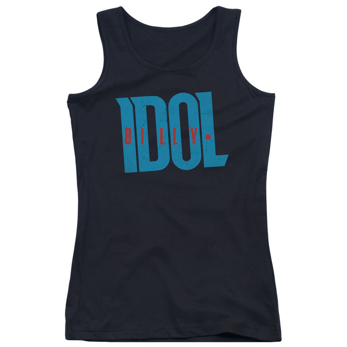 Billy Idol Logo Womens Tank Top Shirt Black