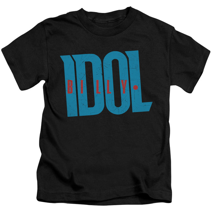Billy Idol Logo Juvenile Kids Youth T Shirt Black
