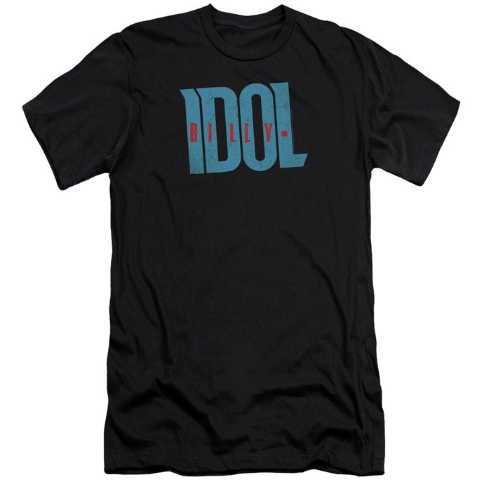 Billy Idol Logo Premium Bella Canvas Slim Fit Mens T Shirt Black
